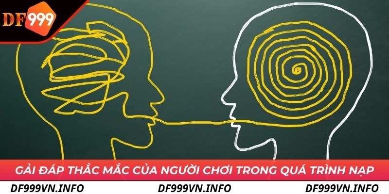 Gải đáp thắc mắc của người chơi trong quá trình nạp