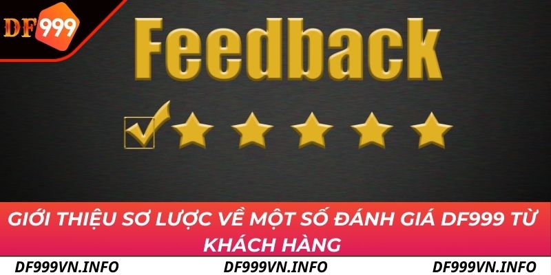 Giới thiệu sơ lược về một số đánh giá DF999 từ khách hàng